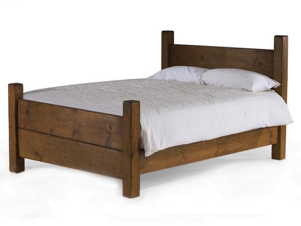美式乡村全实木家具单人床双人床松木床厂家特价直销可定做